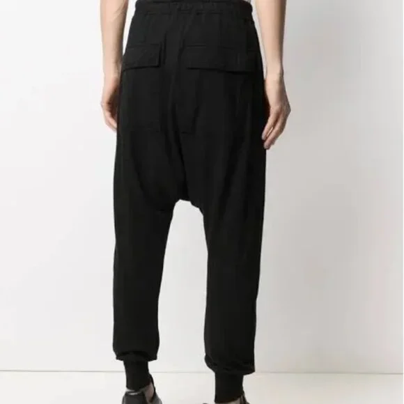 Rick Owens DRKSHDW BLACK drawstring lounge pants - Picture 3 of 15